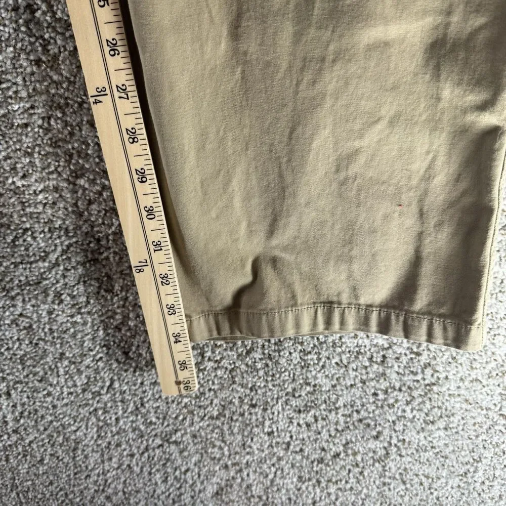 Robert Graham Pants Men 40x34 Tan Tailored Stretch RF10 3001 Chino Cotton Casual